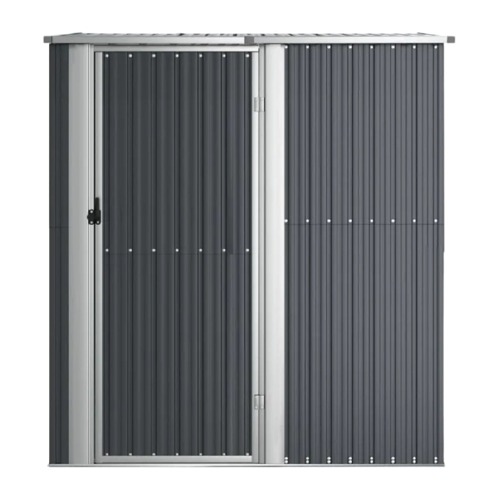Metal Storage Shed for Outdoor Use - Durable Galvanized Steel - 100 x 50 x 150