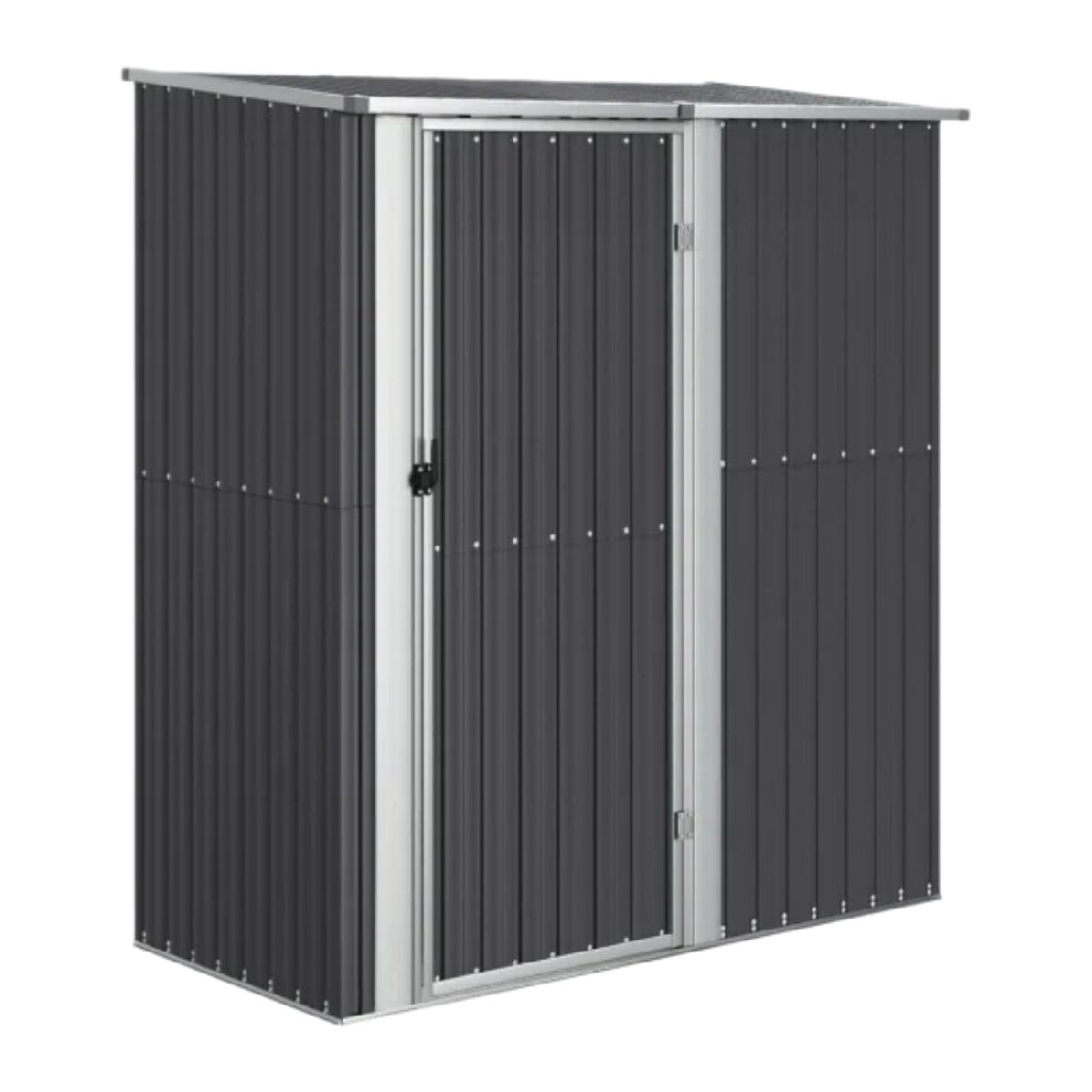 Outdoor Storage Shed for Garden Use in Metal - 150 x 80 x 180