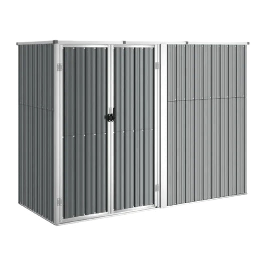 Metal Storage Shed for Outdoor Use - Galvanized Steel - 200 x 100 x 120