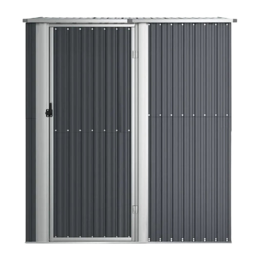 Metal Storage Shed for Outdoor Use - Durable Galvanized Steel - 100 x 50 x 150