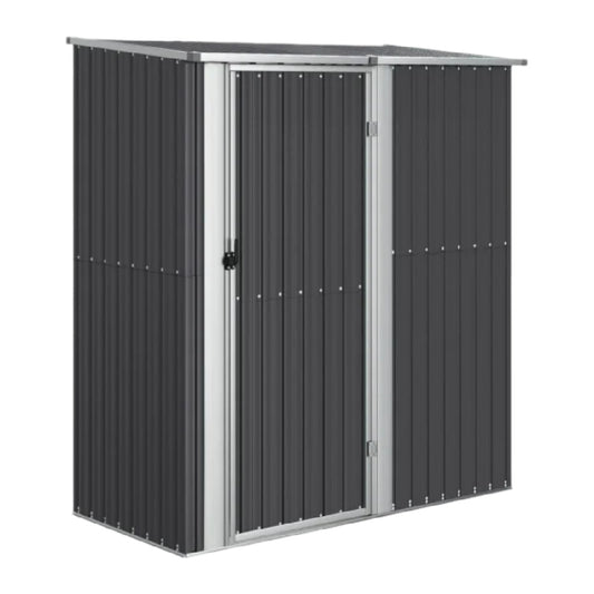 Outdoor Storage Shed for Garden Use in Metal - 150 x 80 x 180